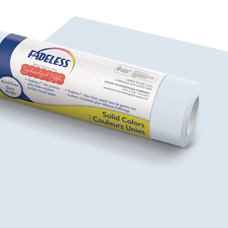 Fadeless Schoolgirl Style Bulletin Board Paper, 48in. x 50ft. Roll, Cotton Candy Cloud P0040045